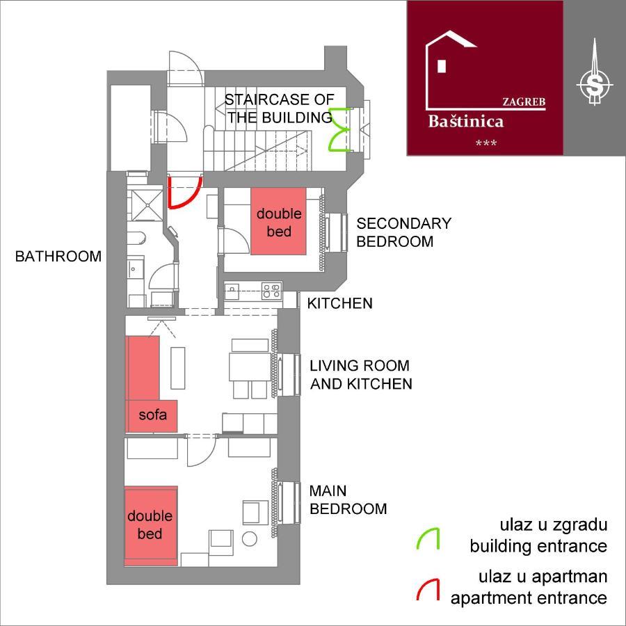 Bastinica Superior Apartment, Old Town In City Center Zágráb Kültér fotó